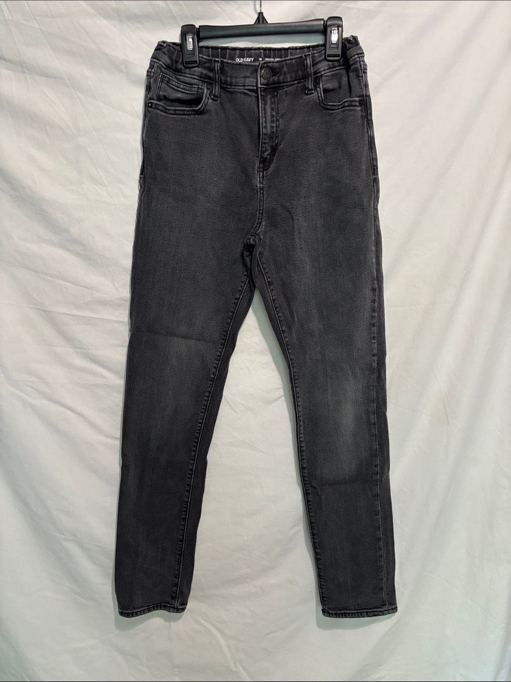 Old Navy Boy's Original Taper Jeans - Charcoal Black